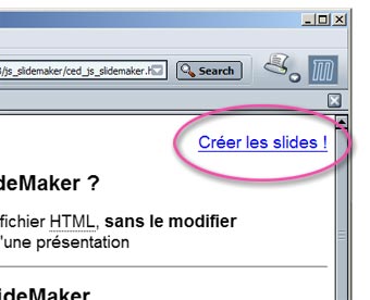 Le lien créé