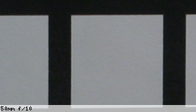 Corner image, f/10