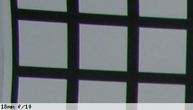 Corner image, f/10