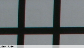 Corner image, f/14