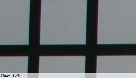 Corner image, f/9