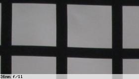 Corner image, f/11