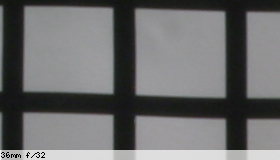 Corner image, f/32
