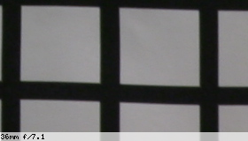 Corner image, f/7.1