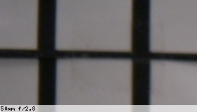 Corner image, f/2.8