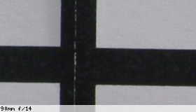 Corner image, f/14